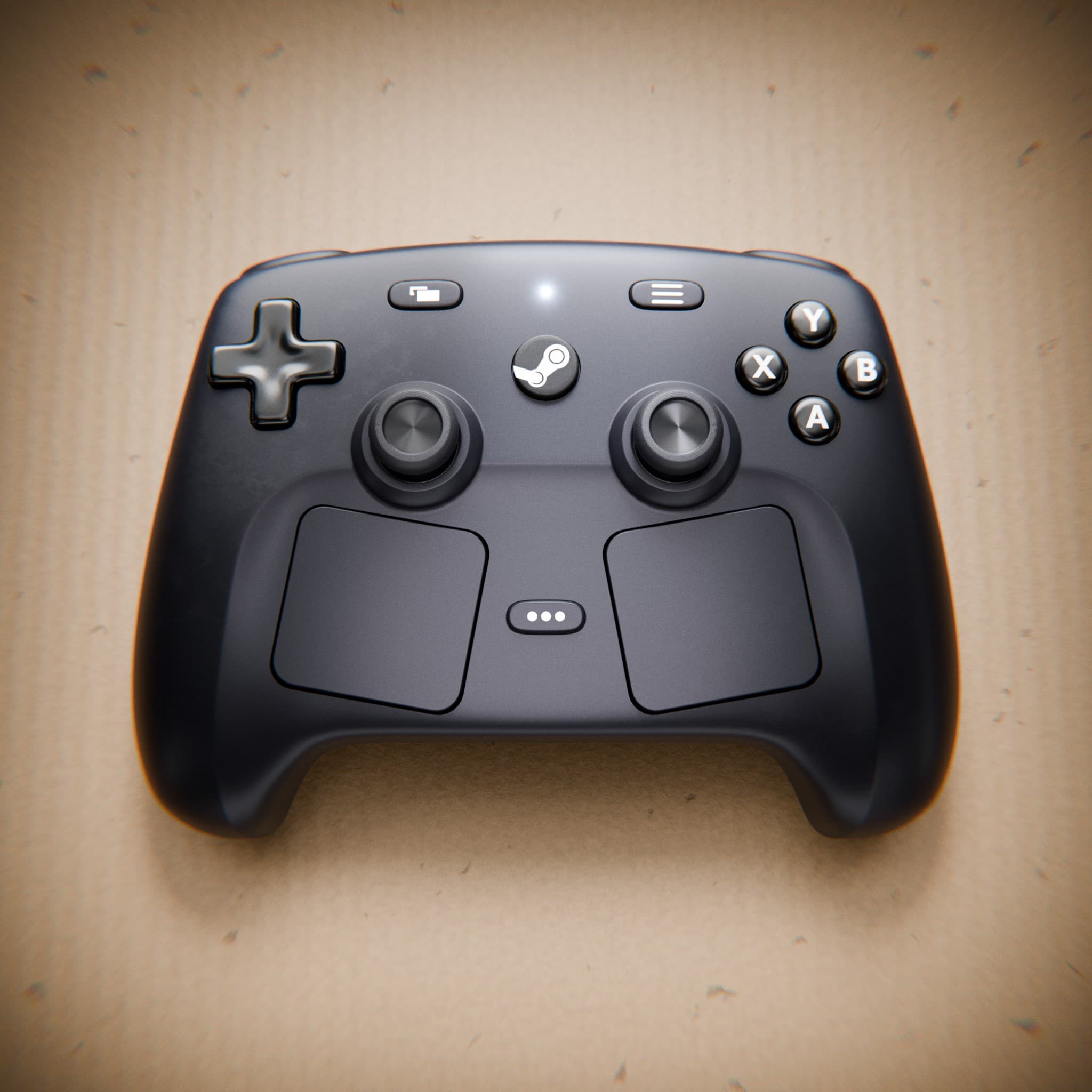 Final result - Steam Controller - built in a day, mistaken for the real product